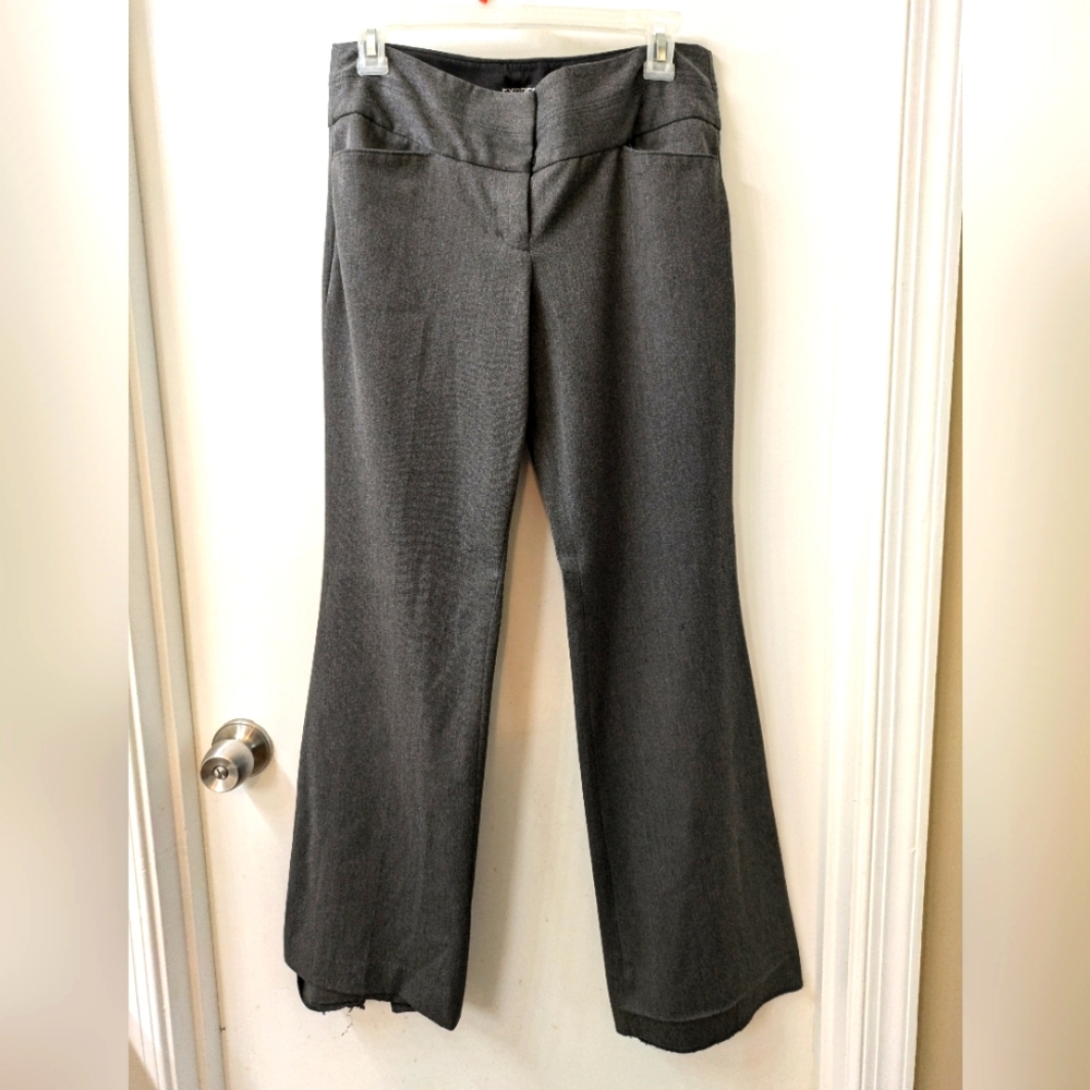 Gray slacks/trousers